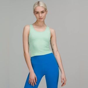 LULULEMON Athletica Ebb to Street Cropped Tank Size 6 NEW WITH TAGS Colo…
